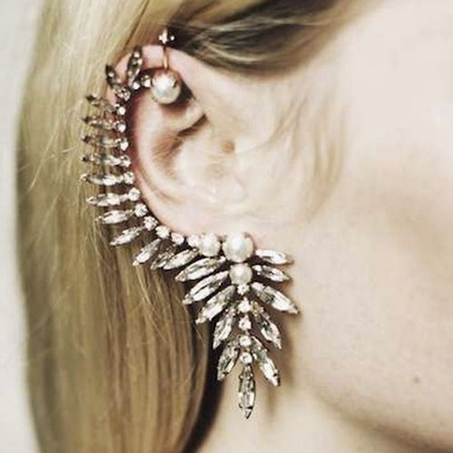 With Pearls - Ear Cuff Earing